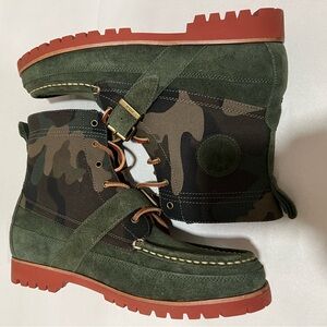 Ralph Lauren Polo Ranger Boots Camouflage size 9 or 11.